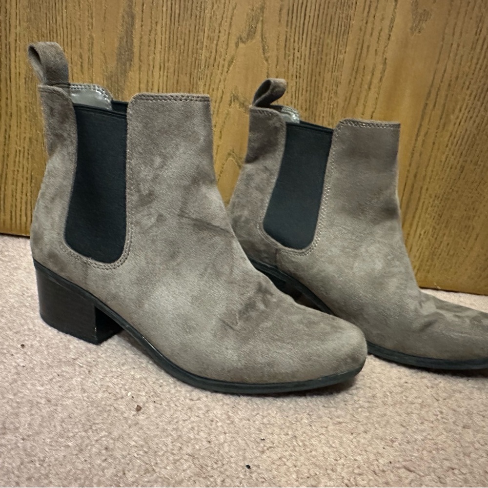 Target Women's Ankle Boots - Taupe and Black